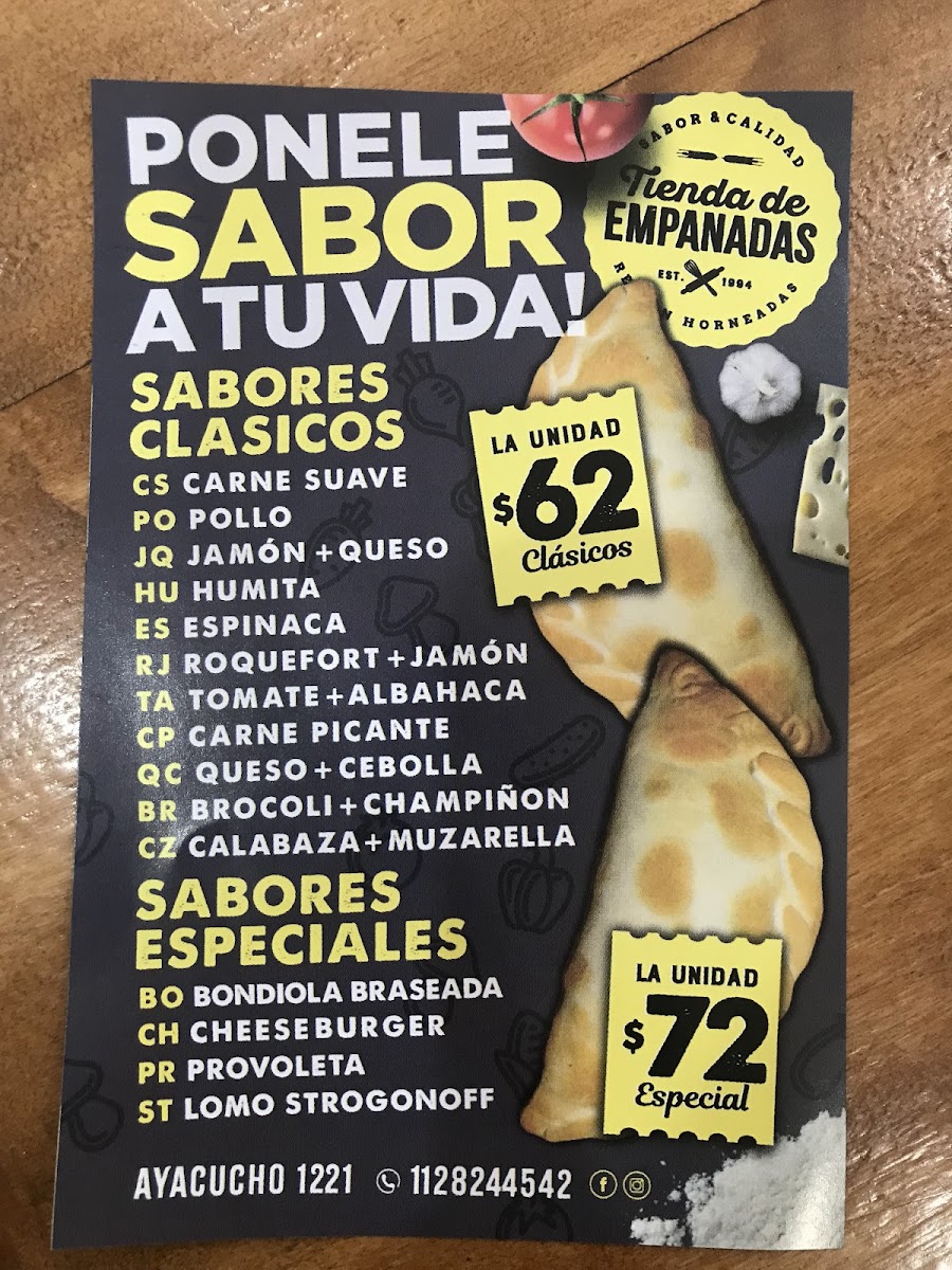 Menu Tienda De Empanadas-1